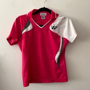 Pink Yonex sports shirt NWOT